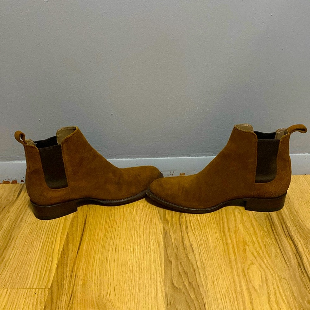 Tecovas Rust Suede Chelsea Boot